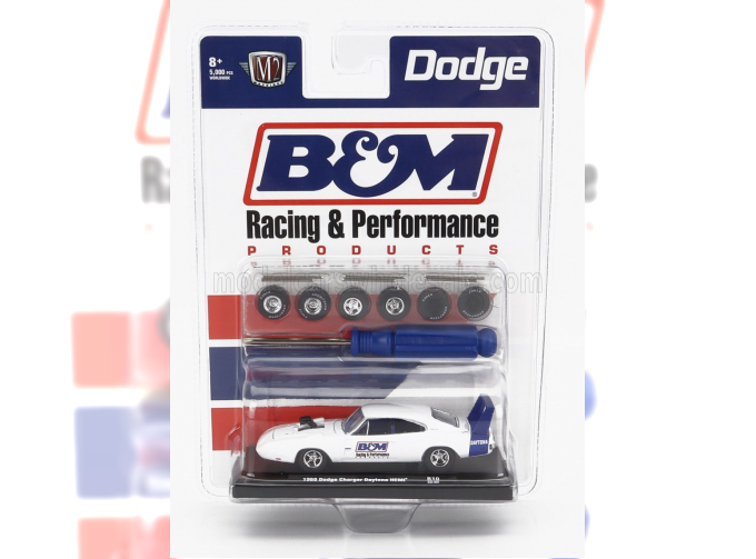 DODGE Charger Daytona (1969) - Set Customers, White Blue