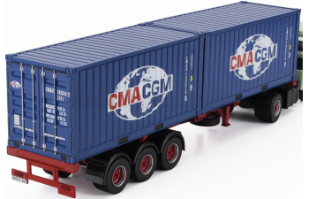 Полуприцеп Container Cma Cgm Transports, blue / red