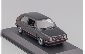 VOLKSWAGEN GOLF GTI – 1985 – BLACK L.E. 1344 pcs. časopis s modelem