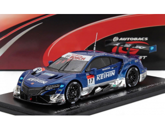 HONDA Nsx-gt Team Keihin Real Racing №17 Gt500 Class Super Gt (2020) Koudai Tsukakoshi - Bertrand Baguette, Blue White