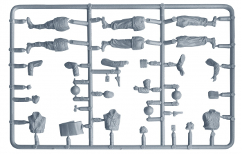 Сборная модель фигурки офицеров США / Usa Officers Military Figures