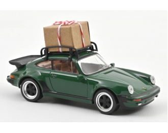 PORSCHE 911 Turbo (Рождественский подарок на крыше) (1978), Green Christmas
