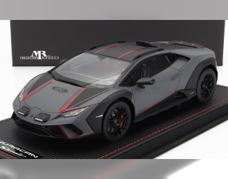 LAMBORGHINI Huracan N 63 Sterrato (2022) - Con Vetrina - With Showcase, Grigio Vulcano - Matt Grey