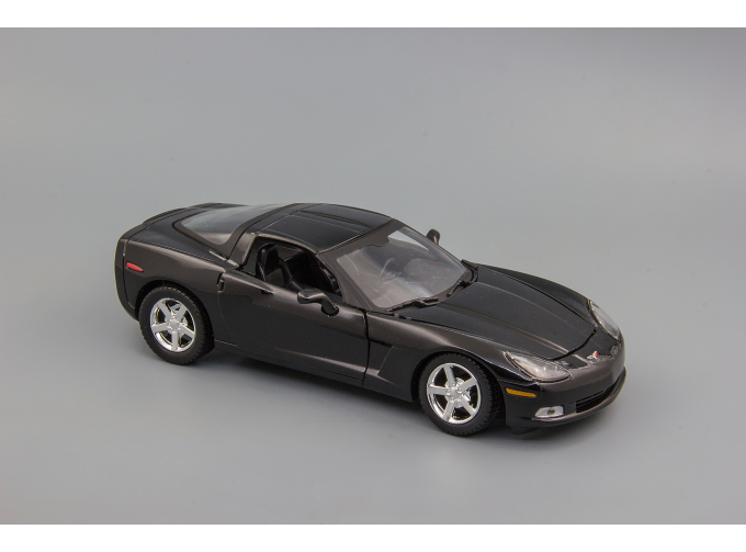 CHEVROLET Corvette C6 (2005), black