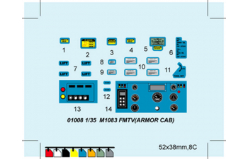 Сборная модель M1083 MTV (ARMOR CAB)