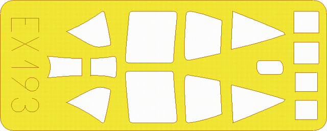 Окрасочная маска Японский истребитель Nakajima Ki-43 Hayabusa / Oscar