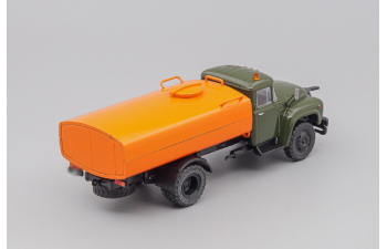 ЗИЛ 130 431410 (КО-003) поливомоечный, Автомобиль на службе 80, хаки / оранжевый