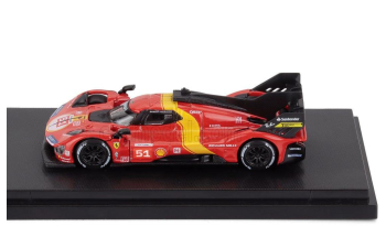 FERRARI 499p 3.0l turbo v6 Team ferrari AF Corse №51 Winner 24h Le Mans (2023) Alessandro Pier Guidi - James Calado - Antonio Giovinazzi - Con Vetrina - With Showcase