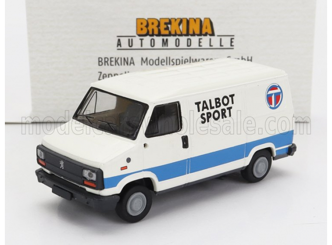 PEUGEOT J5 Van Talbot Sport Rally Assistance (1981), White Blue