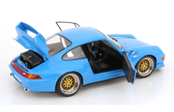 PORSCHE 911 (993) GT2 BBS rims (1996) (1996), riviera blue