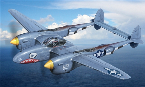Сборная модель Самолет F-5E Lightning