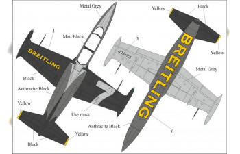 Декаль для L-39C Albatros "Breitling Team"