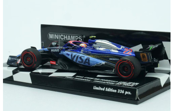 RACING BULLS F1 Vcarb-01 Team Visa Cash App №22 Singapore Gp (2024) Yuki Tsunoda, Blue White