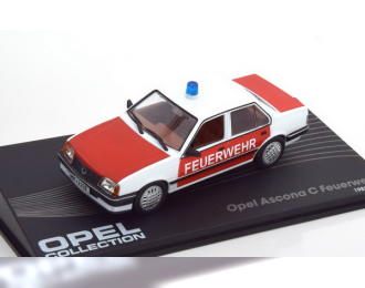 OPEL Ascona C "Feuerwehr" (1982), red / white