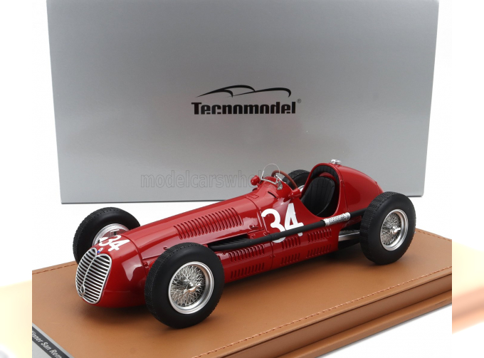 MASERATI F1 4clt №34 Winner Sanremo Italy Gp (1948) Alberto Ascari, Red