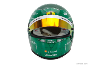 BELL HELMET F1 Casco Helmet Charles Leclerc Team Scuderia Ferrari Sf-23 Austin Usa Gp 2023, Green