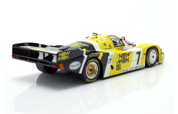 PORSCHE 956l Turbo Team Newman Joest Racing №7 Winner 24h Le Mans (1984) Klaus Ludwig - Henri Pescarolo - Stefan Johansson, Yellow Black