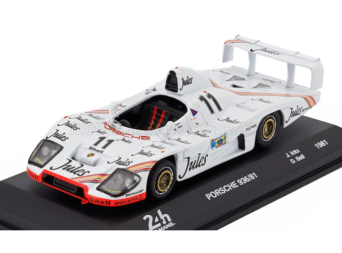 PORSCHE Type 935 936/81 2.3l Turbo Flat-6 Team Porsche System №11 Winner 24h Le Mans (1981) Jacky Ickx - Derek Bell, White