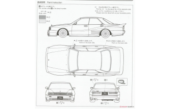 Сборная модель Nissan Y31 Cima