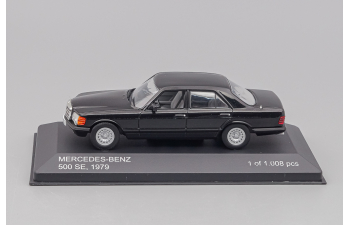 MERCEDES-BENZ 500 SE W126 (1979), metallic black