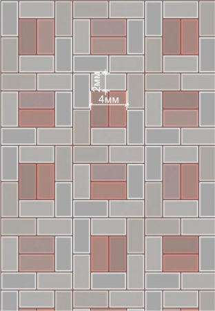 Текстура брусчатки для макетов