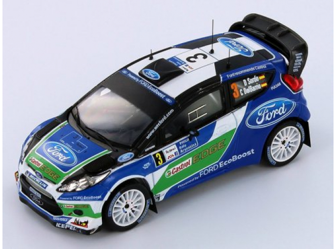 FORD FIESTA RS WRC, 3 D.SORDO - C.DEL BARRIO RALLY ARGENTINA 2012, blue