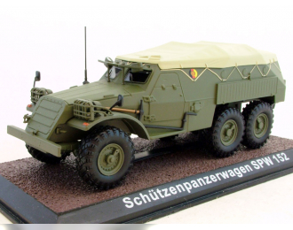 SPW 152 Schutzenpanzerwagen (БТР-152), серия NVA-Fahrzeuge от Atlas Verlag, хаки