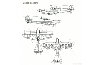 Сборная модель Supermarine Spitfire Mk.Ia "Special Markings"