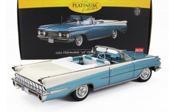 OLDSMOBILE 98 Convertible Open (1959), Light Blue Met White