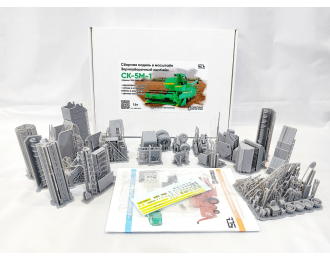 Сборная модель зерноуборочного комбайна СК-5М-1 "Нива" (1992-2005г)