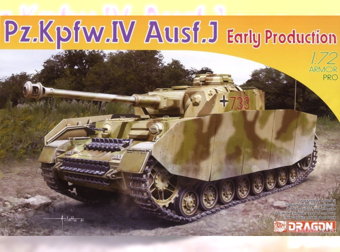 Сборная модель Pz.Kpfw.IV AusfJ EARLY PRODUCTION