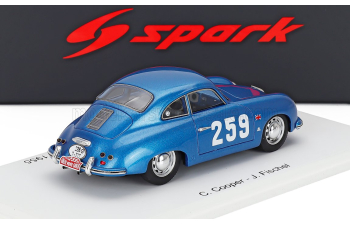 PORSCHE 356 1500 Coupe №259 Rally Montecarlo (1955) Charles Cooper - John Fischel, Blue