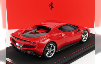 FERRARI 296 Gtb Hybrid 830hp V6 2021 - Con Vetrina - With Showcase, Rosso Corsa 322 - Red