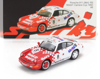 PORSCHE 911 964 Rs Mobil1 №8 Porsche Carrera Cup (1992), Red White