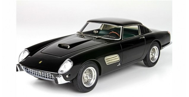 FERRARI 250 GT (1957) личный автомобиль принца Бернарда Нидерландского, черный (с боксом)