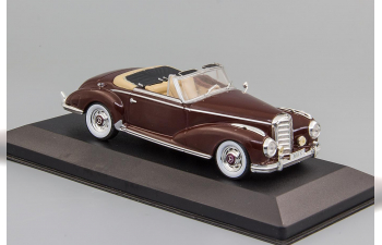 MERCEDES-BENZ 300 S Roadster (1952), Mercedes-Benz Offizielle Modell-Sammlung 9, темно-красный