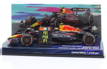 RED BULL F1 Rb19 Team Oracle Red Bull Racing №11 Winner Saudi Arabian Gp (2023) Sergio Perez, Matt Blue