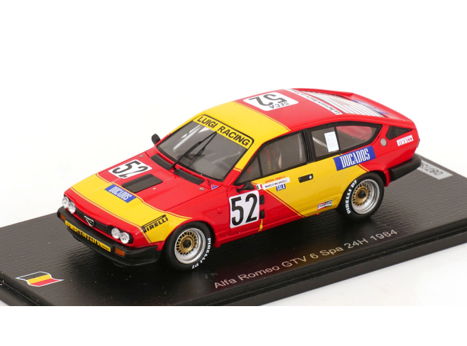 ALFA ROMEO Alfetta GTV6 №52 24h Spa Marco Micangeli, Emilio Zapico, Sala (1984)