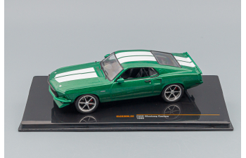 FORD Mustang Custom (1969), green metallic white