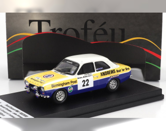 FORD Escort Mki Rs2000 (night Version) №22 Rally Circuit Of Ireland (1975) Russell Brookes - John Brown, Yellow Blue