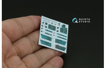 3D Декаль интерьера кабины МиГ-21УМ (KP) (с 3D-печатными деталями)