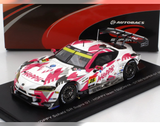 TOYOTA Gr Supra Team Tsuchiya №25 Gt300 Class Super Gt (2023) T.Suganami - S.Nonaka, White Fucsia