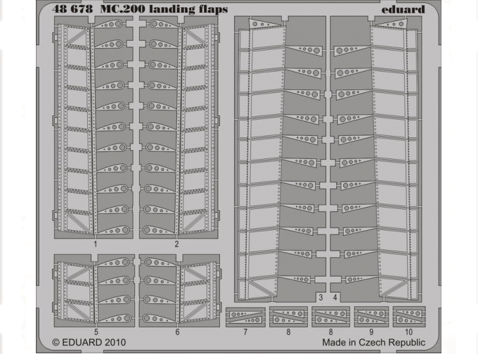 Фототравление MC.200 landing flaps