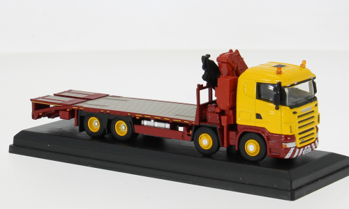 SCANIA Кран-грузовик, желтый