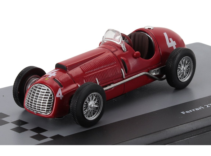 FERRARI F1 275 №4 Season (1950) Alberto Ascari - Con Vetrina - With Showcase, Red