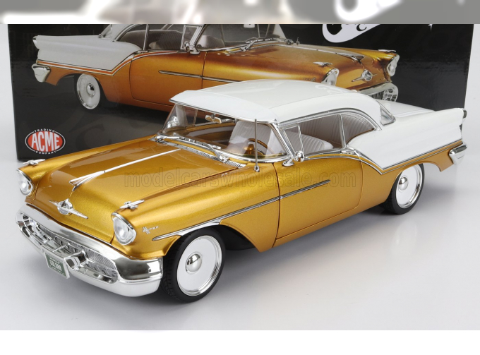 OLDSMOBILE SUPER 88 CUSTOM SOUTHERN KINGS (1957), GOLD MET WHITE