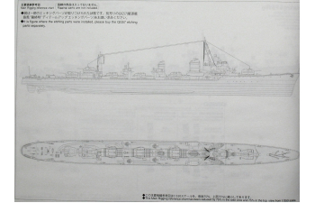 Сборная модель Z29 Shimakaze - Late type