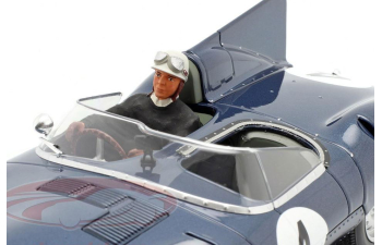 Набор из двух моделей Jaguar D-Type #4 Winner 24h LeMans (1956) + фигурка гонщика