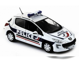 PEUGEOT 308 Police 2008, белый