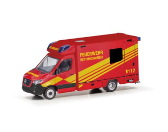 MERCEDES-BENZ Sprinter Fire Department, red / yellow 2018